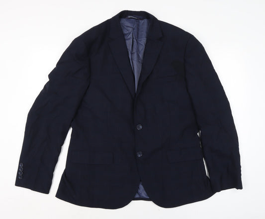 Mens UK Size 40 Marks and Spencer Blue Gilet
