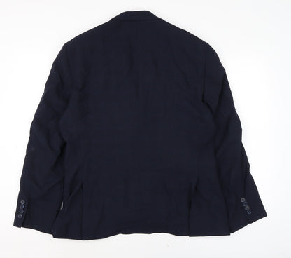 Mens UK Size 40 Marks and Spencer Blue Gilet
