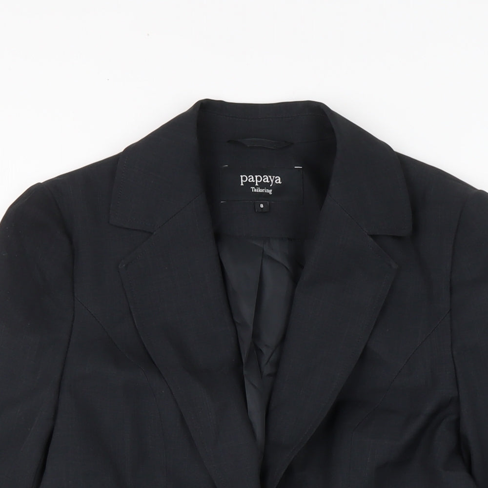 Womens UK Size 8 Papaya Black Jacket