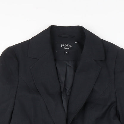 Womens UK Size 8 Papaya Black Jacket