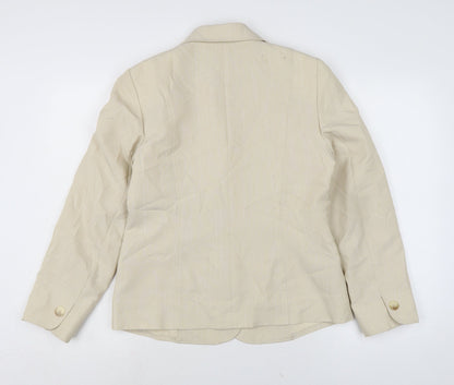 Womens UK Size 10 BHS Beige Jacket