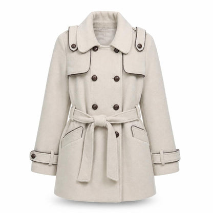 Womens UK Size 12 Atmosphere Beige Overcoat