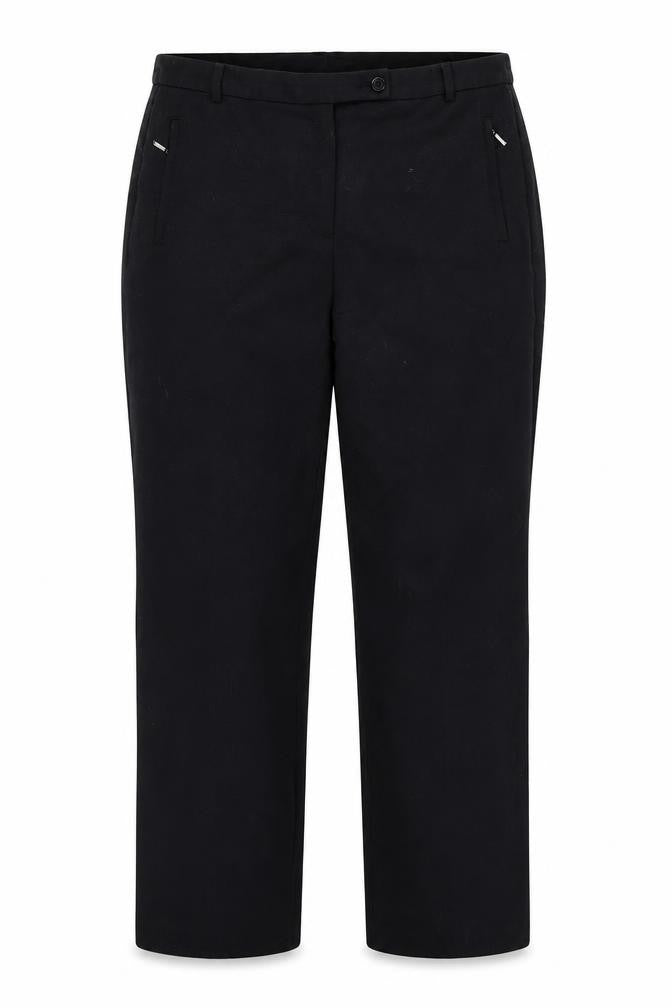 Womens UK Size 14 Marks and Spencer Regular Fit  Black Trousers