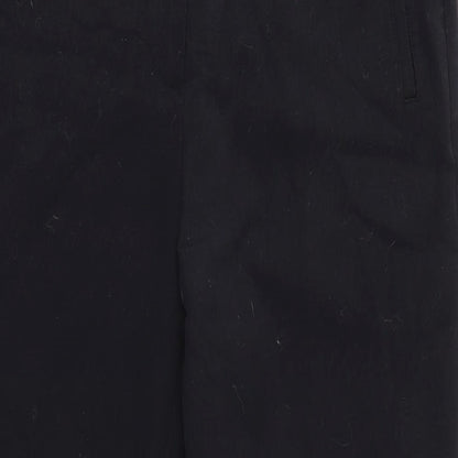 Womens UK Size 14 Marks and Spencer Regular Fit  Black Trousers