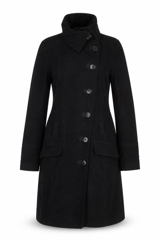 Womens UK Size 8 Warehouse Black Military Jacket