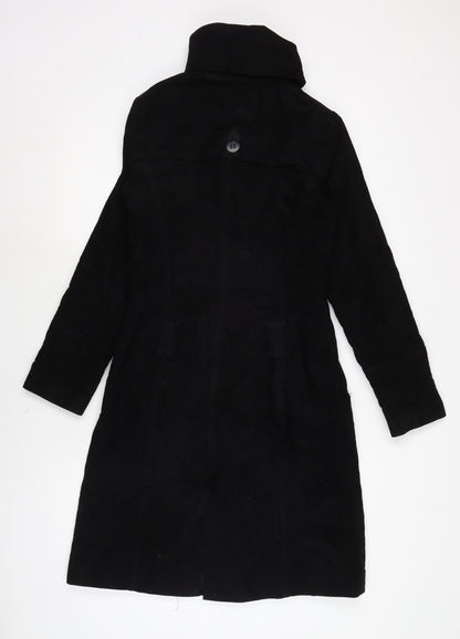 Womens UK Size 8 Warehouse Black Military Jacket