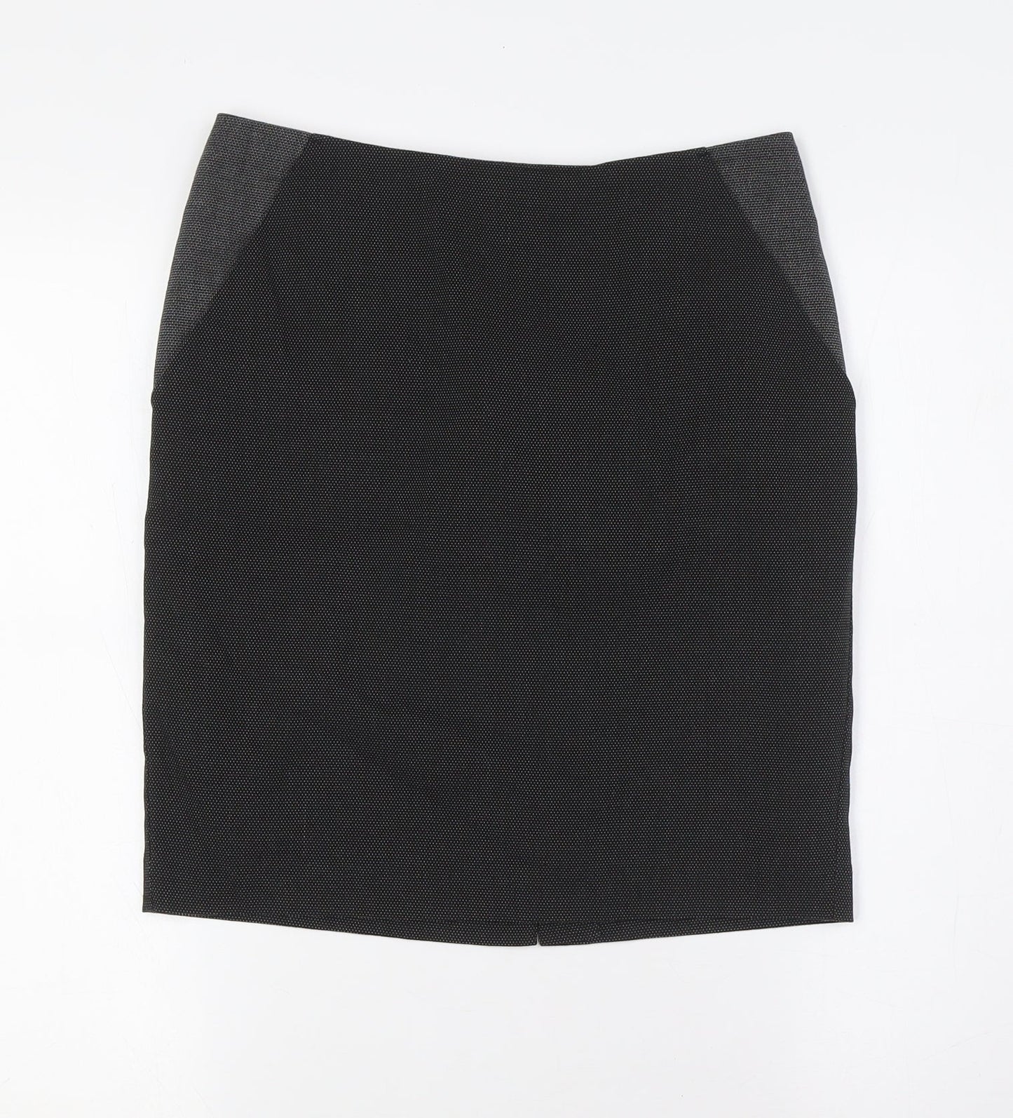 NEXT Womens Grey Polyester Straight & Pencil Skirt Size 6 Zip