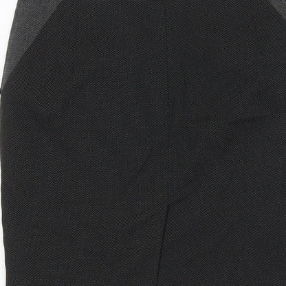 NEXT Womens Grey Polyester Straight & Pencil Skirt Size 6 Zip