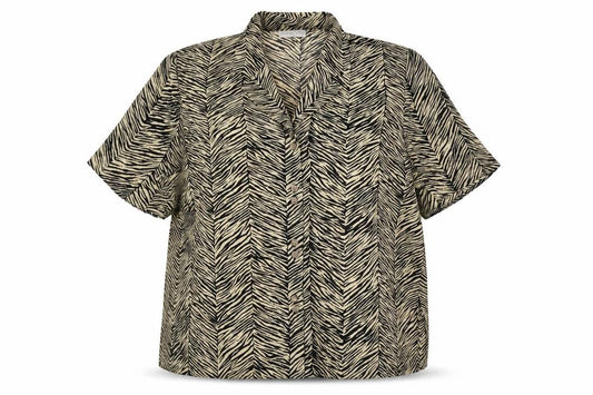 Womens UK Size 16 C&A Beige Basic Blouse
