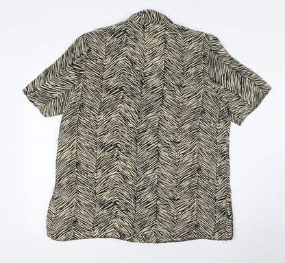 Womens UK Size 16 C&A Beige Basic Blouse