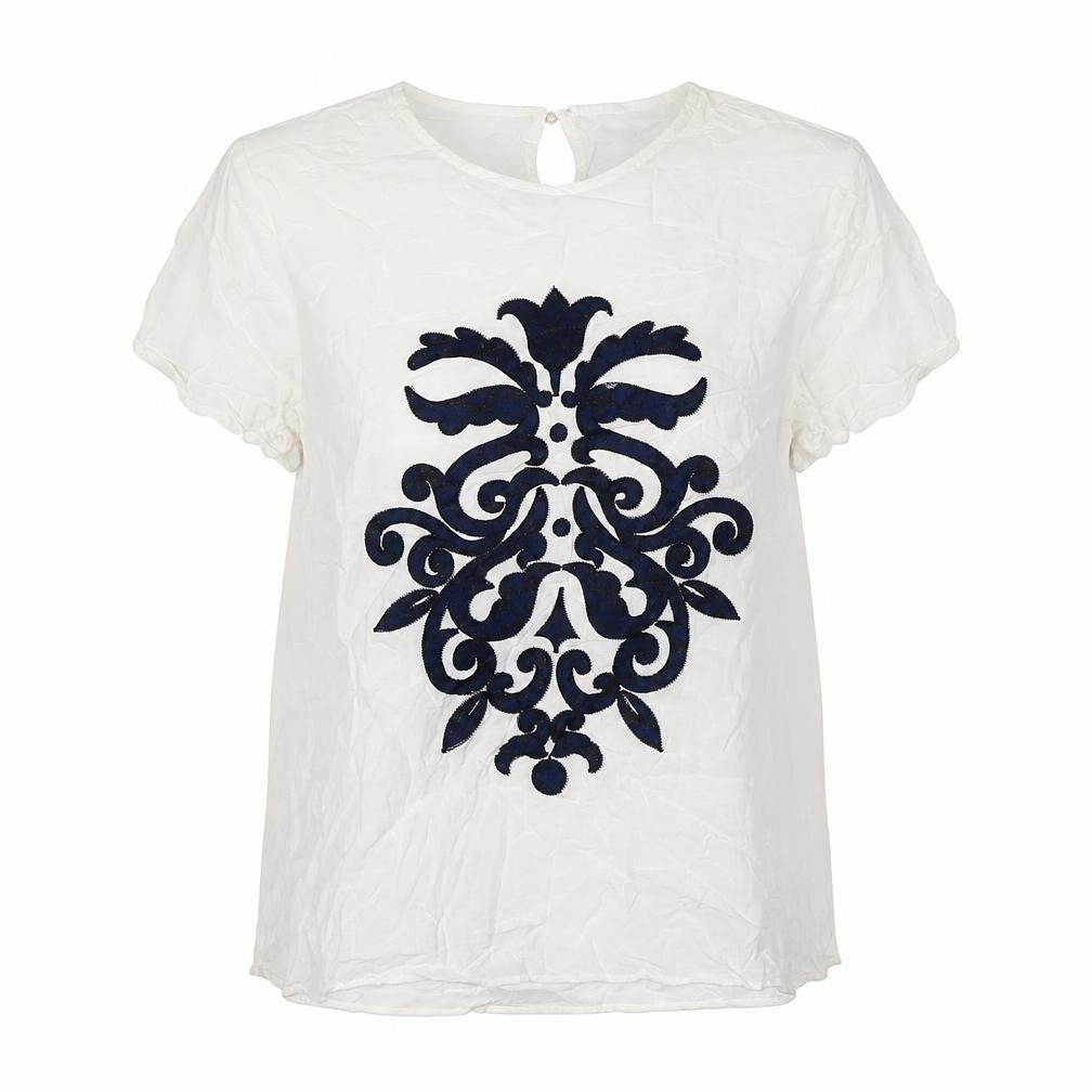 Womens UK Size 10 Koton Ivory Basic Button-Up