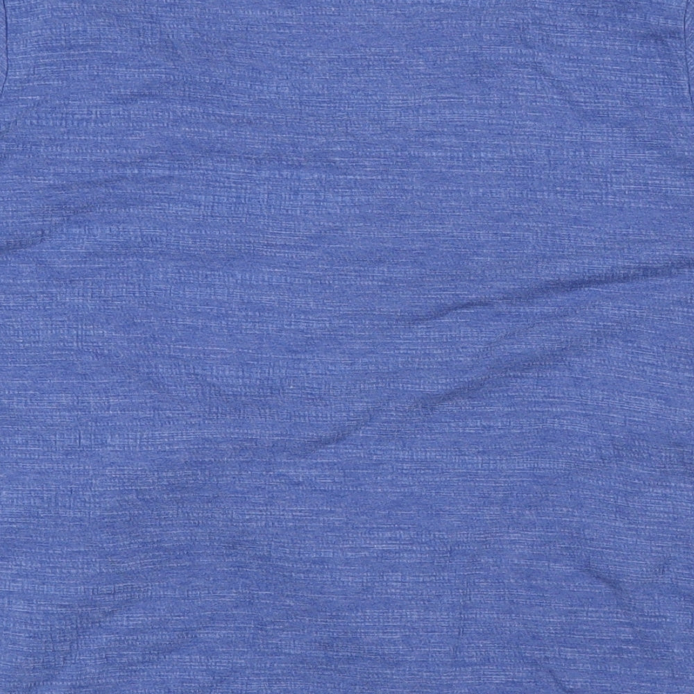 Womens UK Size 10 Spirit Blue Basic Blouse