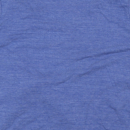 Womens UK Size 10 Spirit Blue Basic Blouse