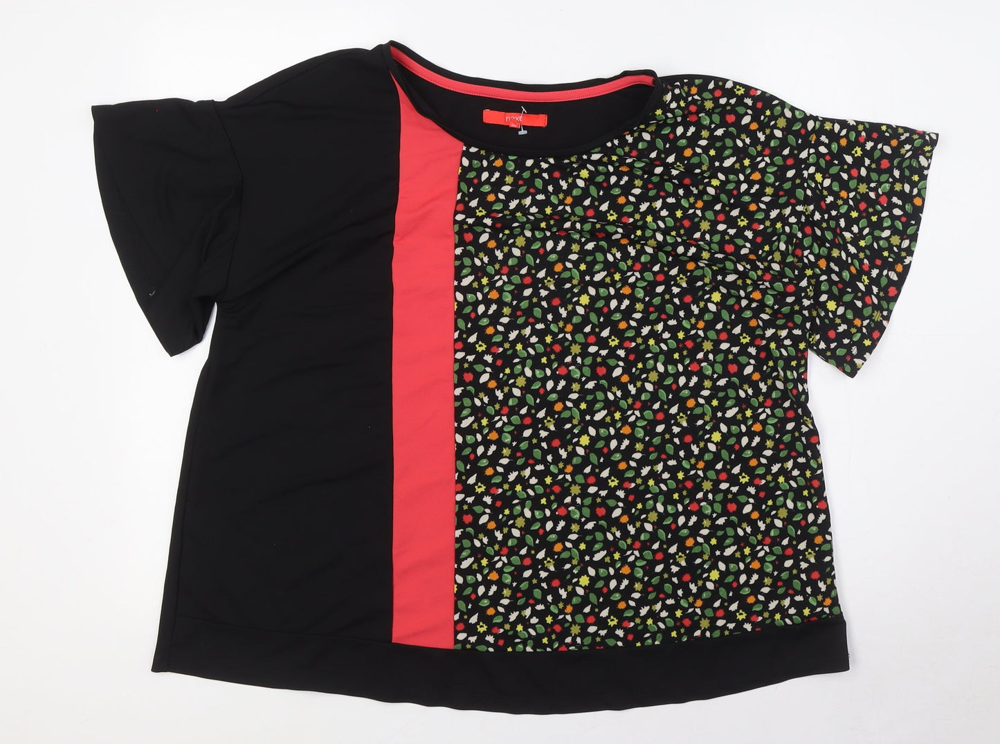 Womens UK Size 16 NEXT Multicoloured Basic Button-Up