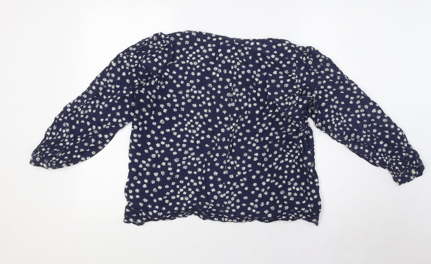 Womens UK Size L Gap Blue Basic Blouse