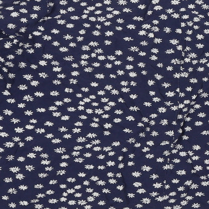 Womens UK Size L Gap Blue Basic Blouse