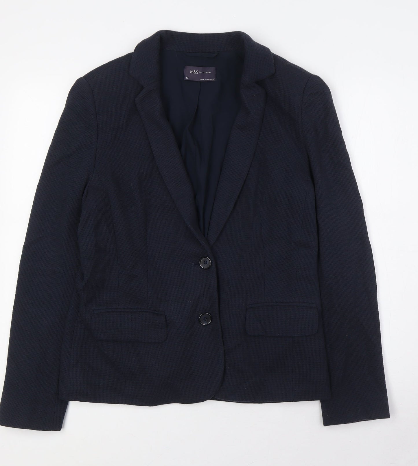 Womens UK Size 12 Marks and Spencer Blue Jacket