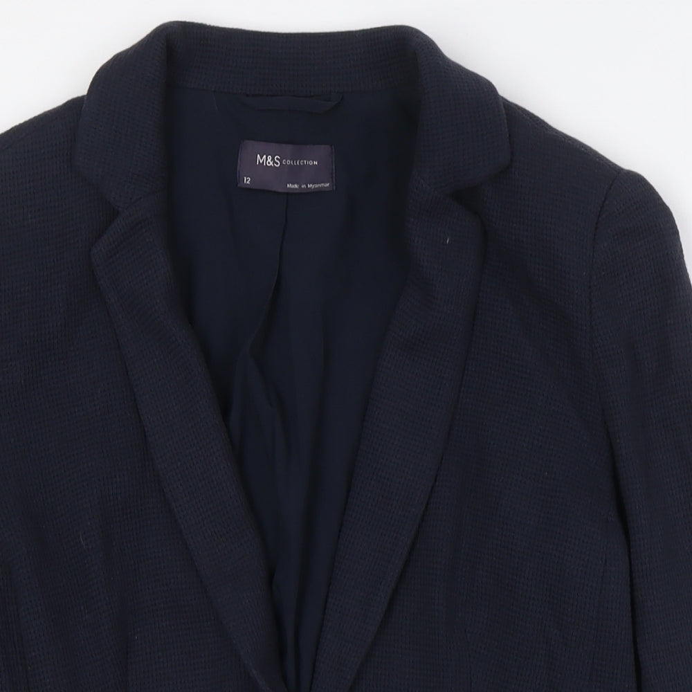Womens UK Size 12 Marks and Spencer Blue Jacket