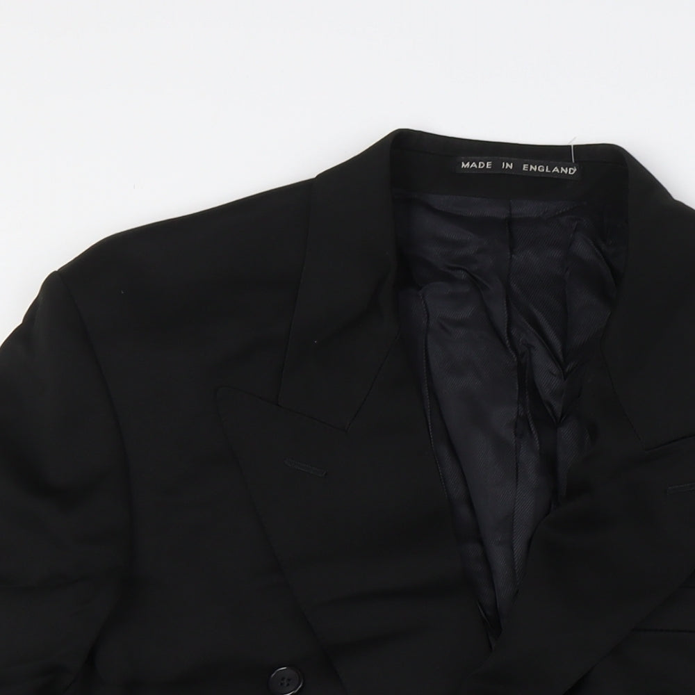 Mens UK Size 40 James Barry Regular Black Suit Jacket