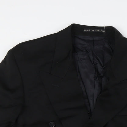 Mens UK Size 40 James Barry Regular Black Suit Jacket