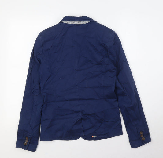 Womens UK Size 8 H&M Blue Jacket