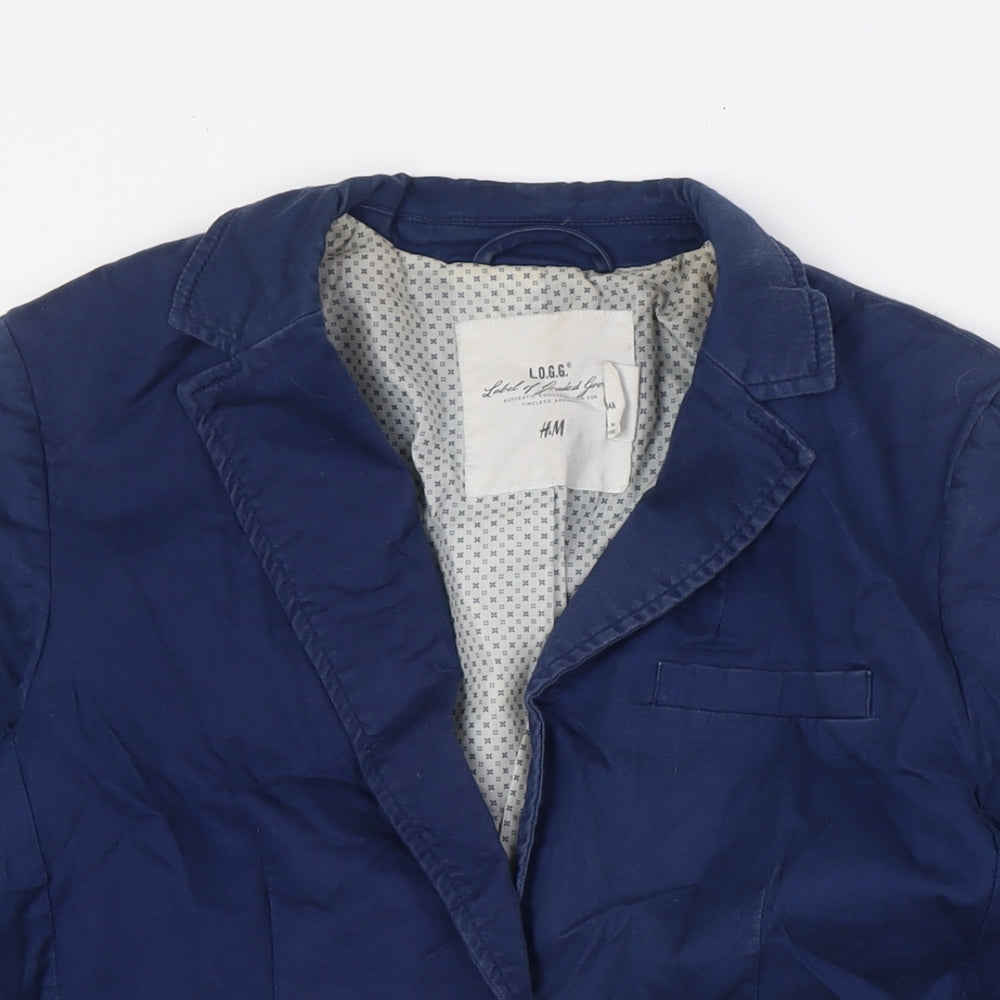 Womens UK Size 8 H&M Blue Jacket