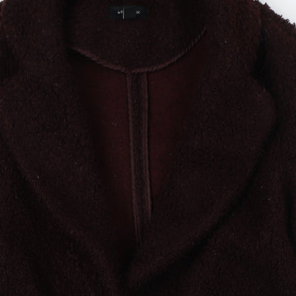 Womens UK Size 12 New Look Brown Overcoat