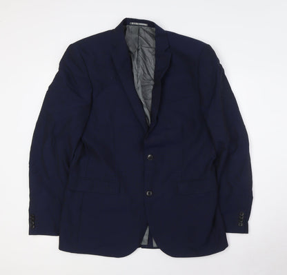 Mens UK Size 40 NEXT Regular Blue Suit Jacket