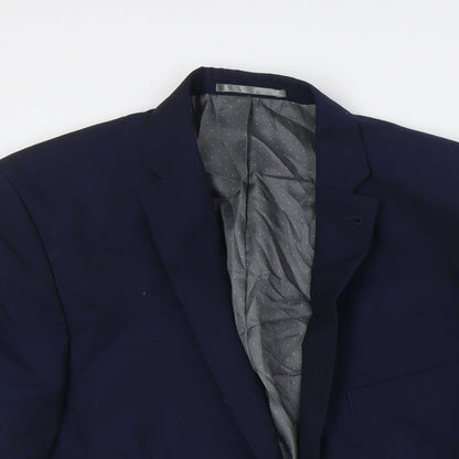 Mens UK Size 40 NEXT Regular Blue Suit Jacket