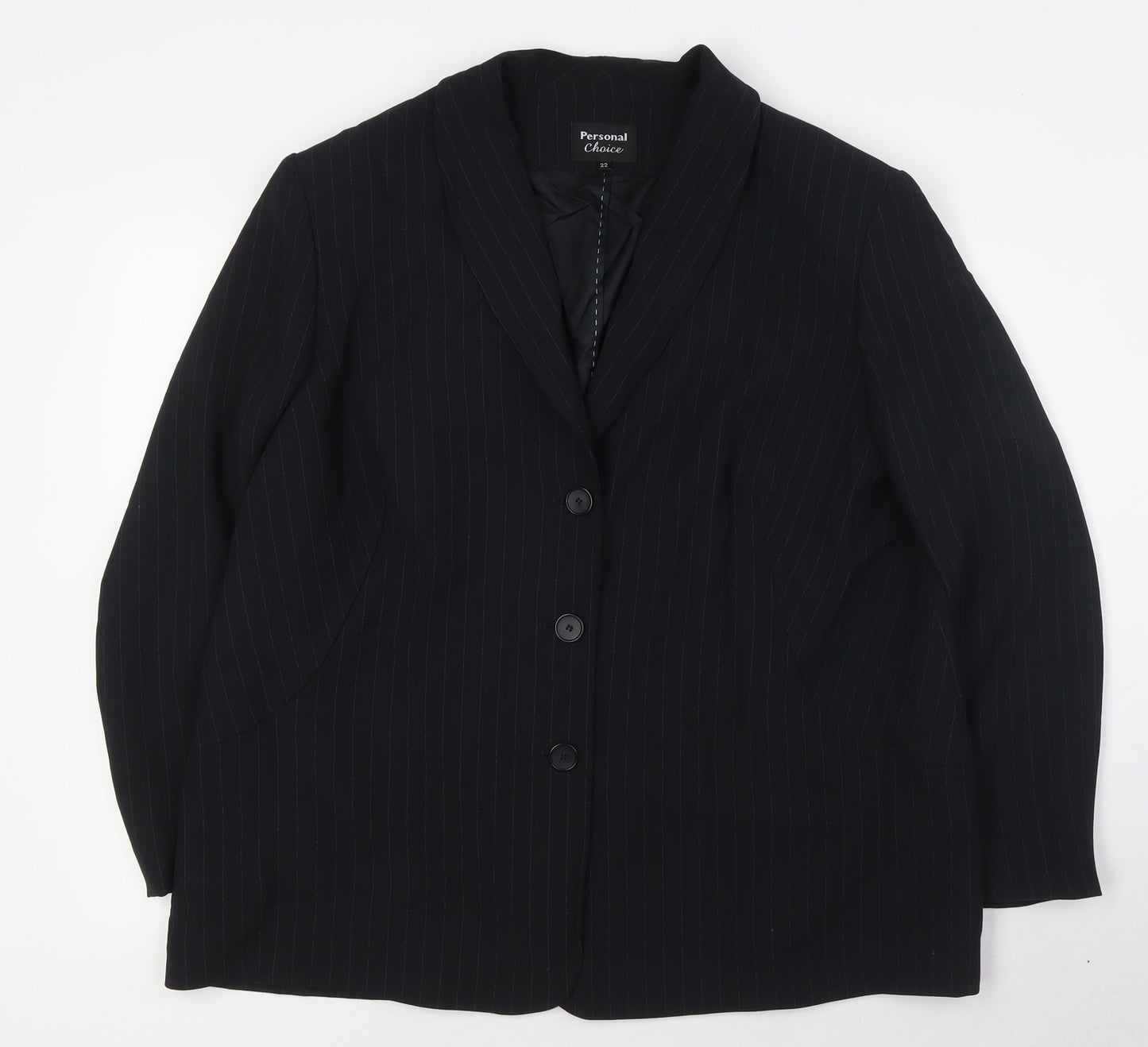 Womens UK Size 22 Personal Choice Black Jacket