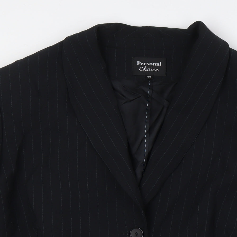 Womens UK Size 22 Personal Choice Black Jacket