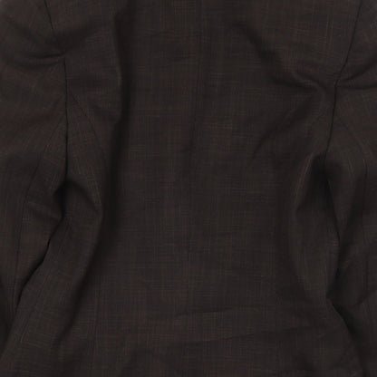 NL collection Womens Brown Jacket Size 8 Button