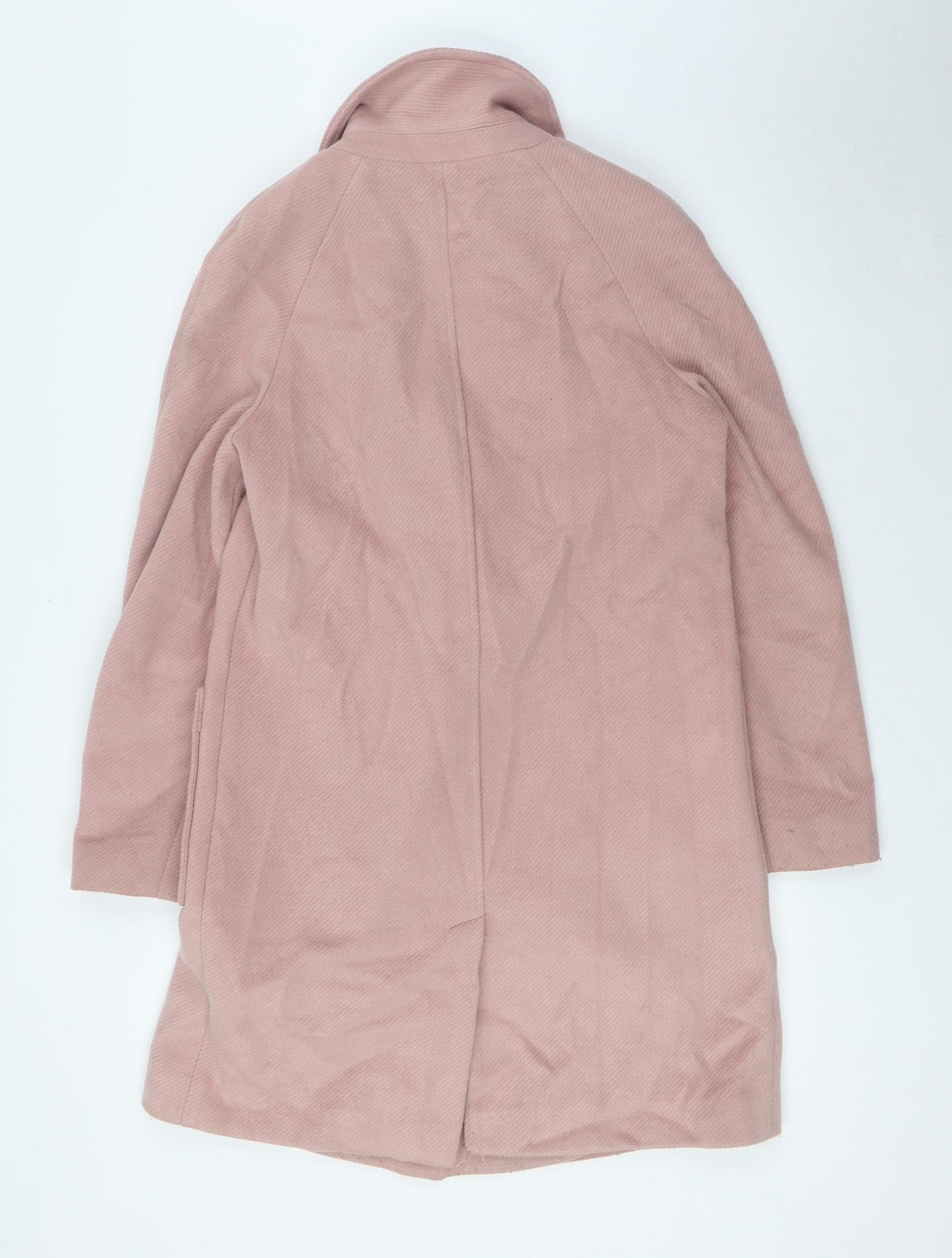 Womens UK Size 8 Marks and Spencer Pink Overcoat