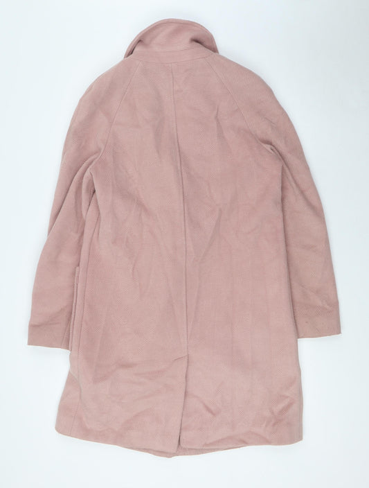 Womens UK Size 8 Marks and Spencer Pink Overcoat
