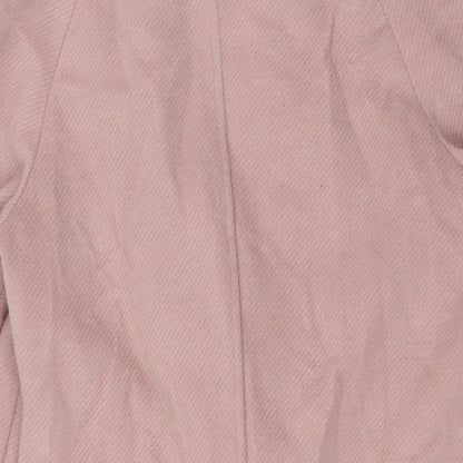 Womens UK Size 8 Marks and Spencer Pink Overcoat