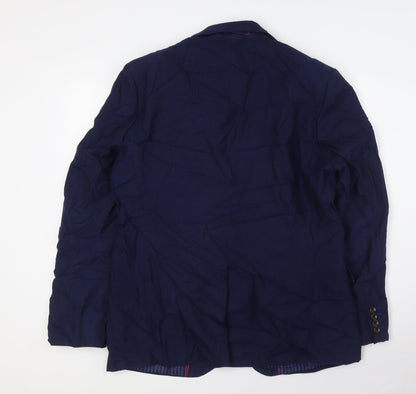 Mens UK Size 42 Marks and Spencer Regular Blue Suit Jacket
