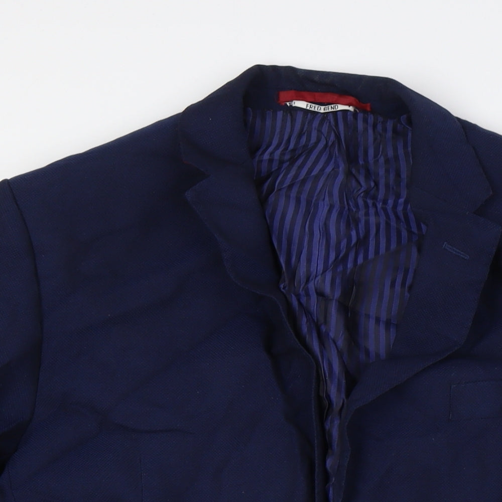 Mens UK Size 42 Marks and Spencer Regular Blue Suit Jacket
