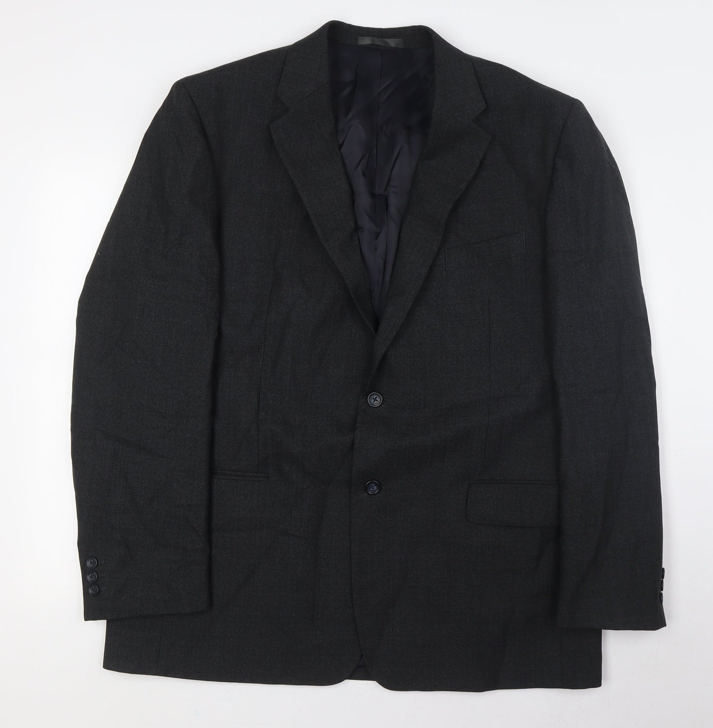 Mens UK Size 44 Charlton Gray Big & Tall Grey Suit Jacket