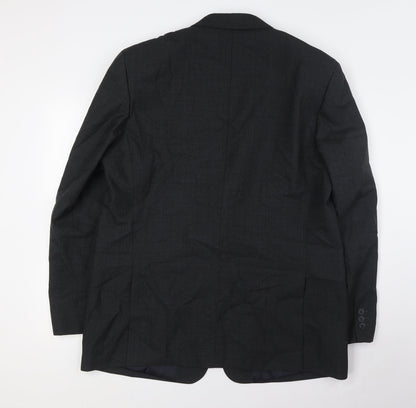 Mens UK Size 44 Charlton Gray Big & Tall Grey Suit Jacket