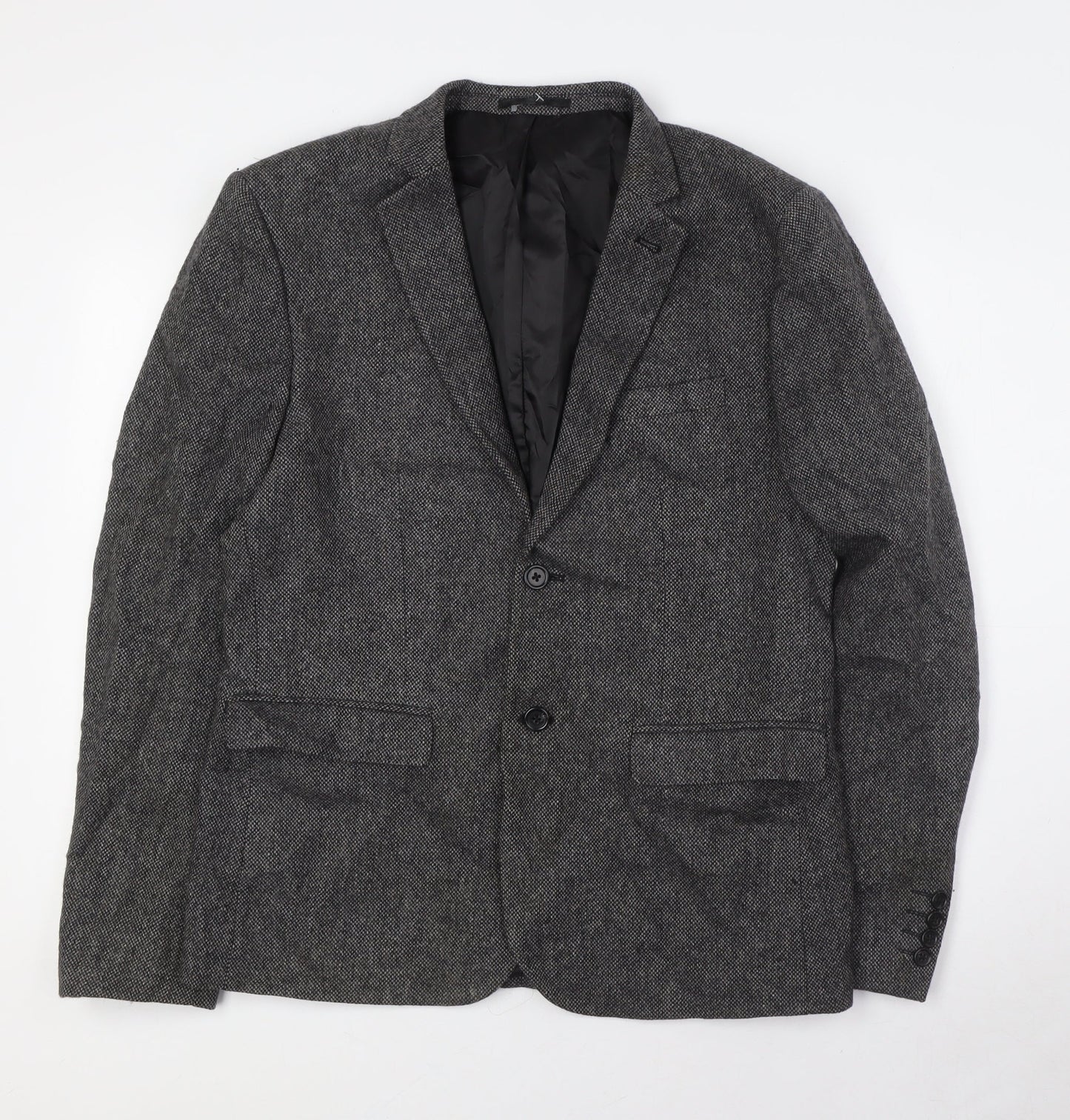 Mens UK Size 40 New Look Regular Grey Suit Jacket