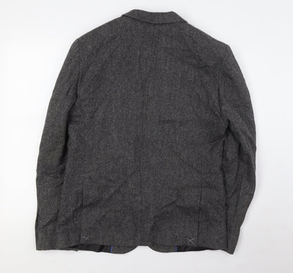 Mens UK Size 40 New Look Regular Grey Suit Jacket