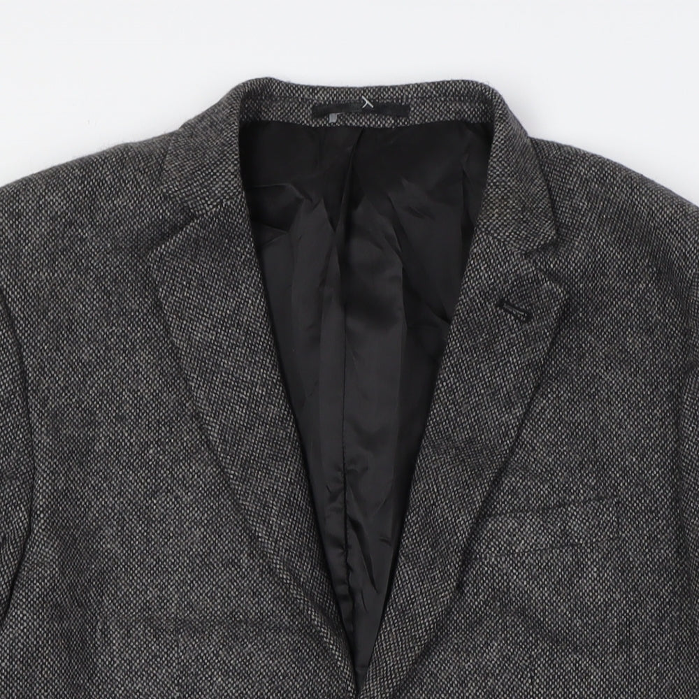 Mens UK Size 40 New Look Regular Grey Suit Jacket
