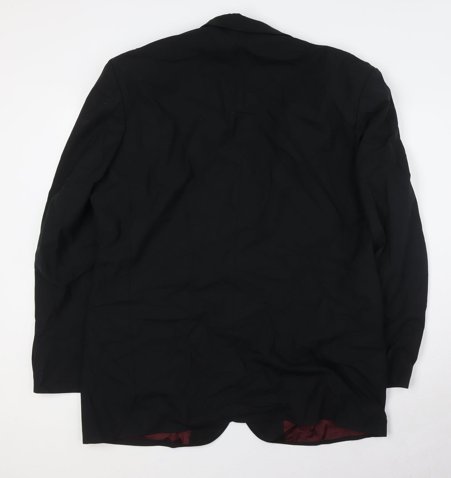 Mens UK Size 44 Marks and Spencer Big & Tall Black Suit Tuxedo