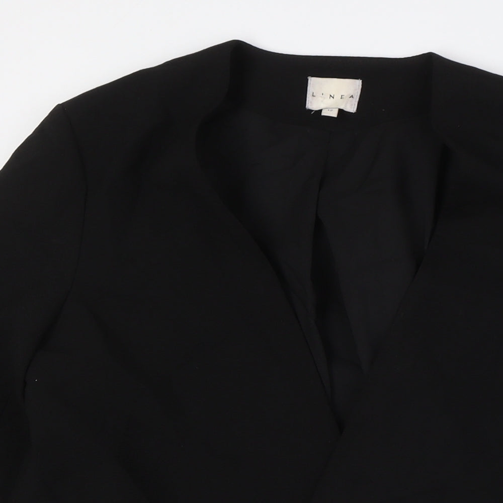 Linea Womens Black Jacket Size 12