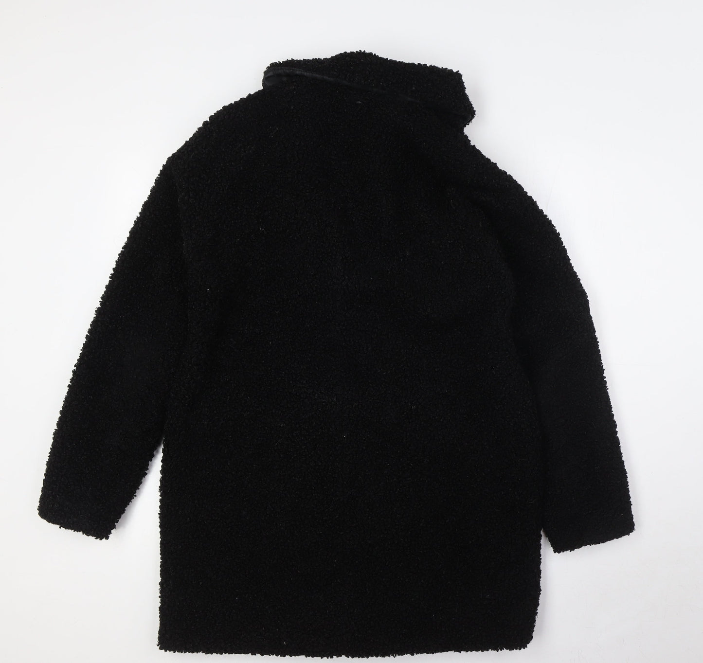 Womens UK Size 10 Capsule Black Overcoat