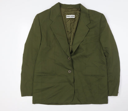 Gerry Weber Womens Green Jacket Size 14 Button