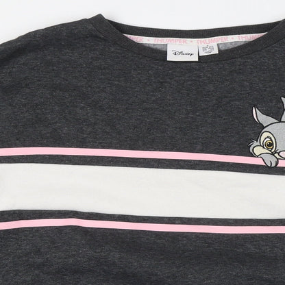 Womens UK Size S Disney Grey Pullover Sweatshirt