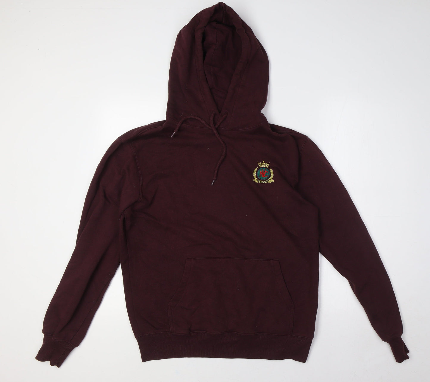 Mens UK Size S Divided by H&M Red Pullover Hoodie