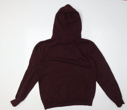 Mens UK Size S Divided by H&M Red Pullover Hoodie