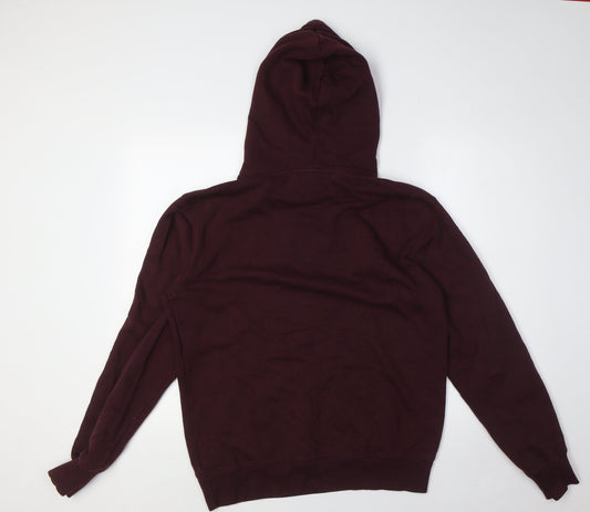 Mens UK Size S Divided by H&M Red Pullover Hoodie